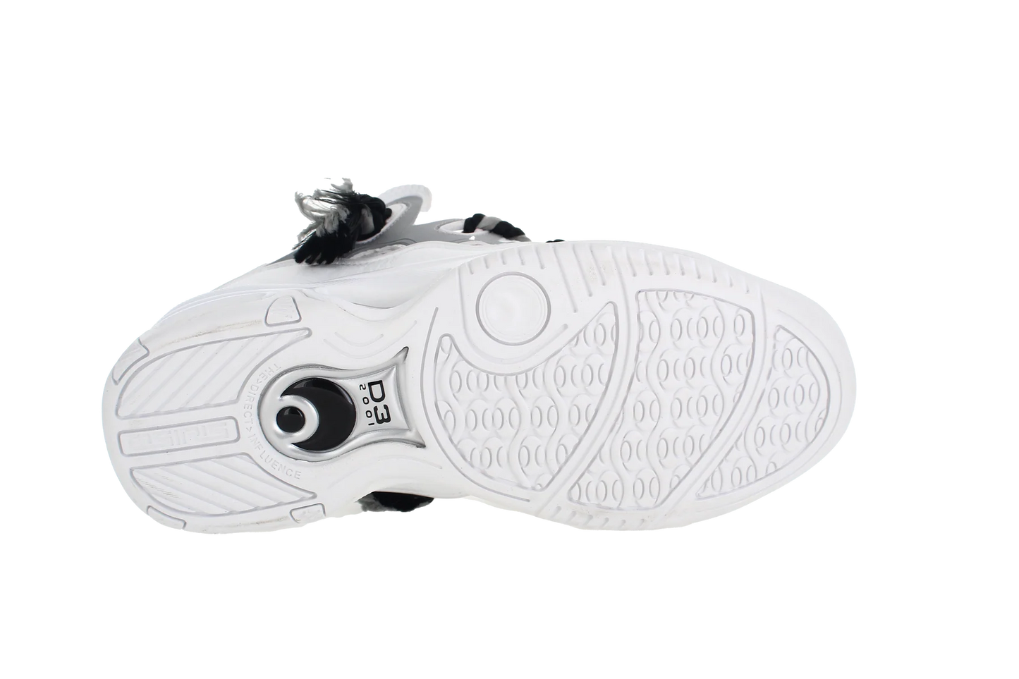 OSIRIS SHOES D3 2001 25 YEARS WHITE SILVER TRAINERS