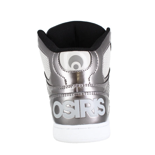 OSIRIS SHOES NYC 83 SILVER BLACK WHITE TRAINERS