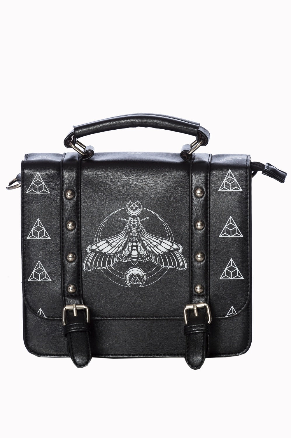 BANNED SMALL MOTH SATCHEL BLACK 7271