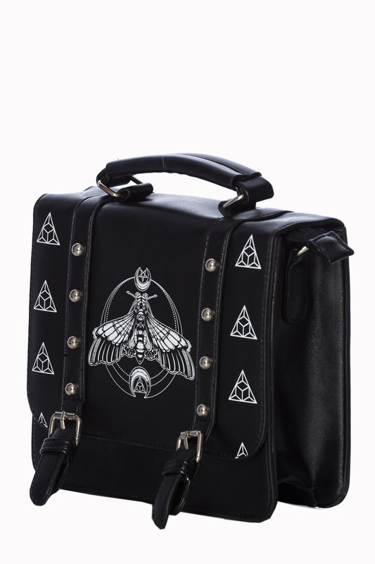 BANNED SMALL MOTH SATCHEL BLACK 7271