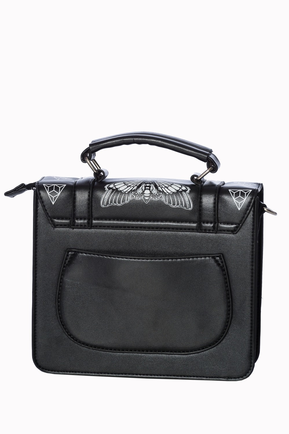 BANNED SMALL MOTH SATCHEL BLACK 7271