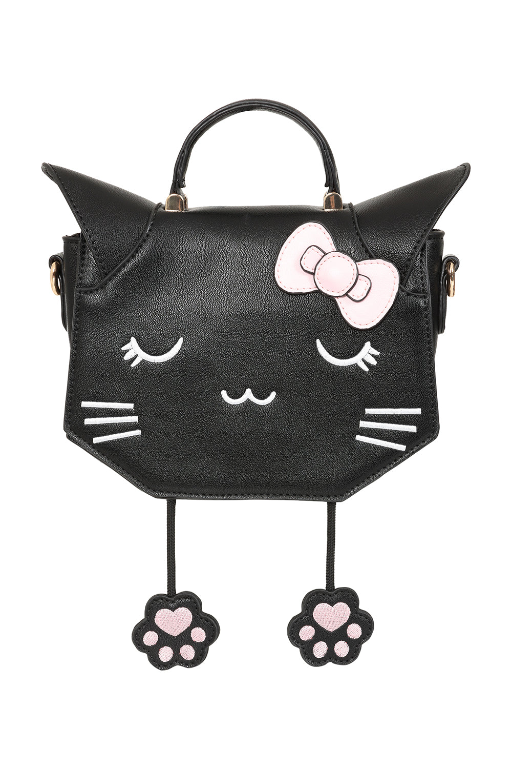 BANNED BLACK MEOWGICAL DREAMS HANDBAG BG34581