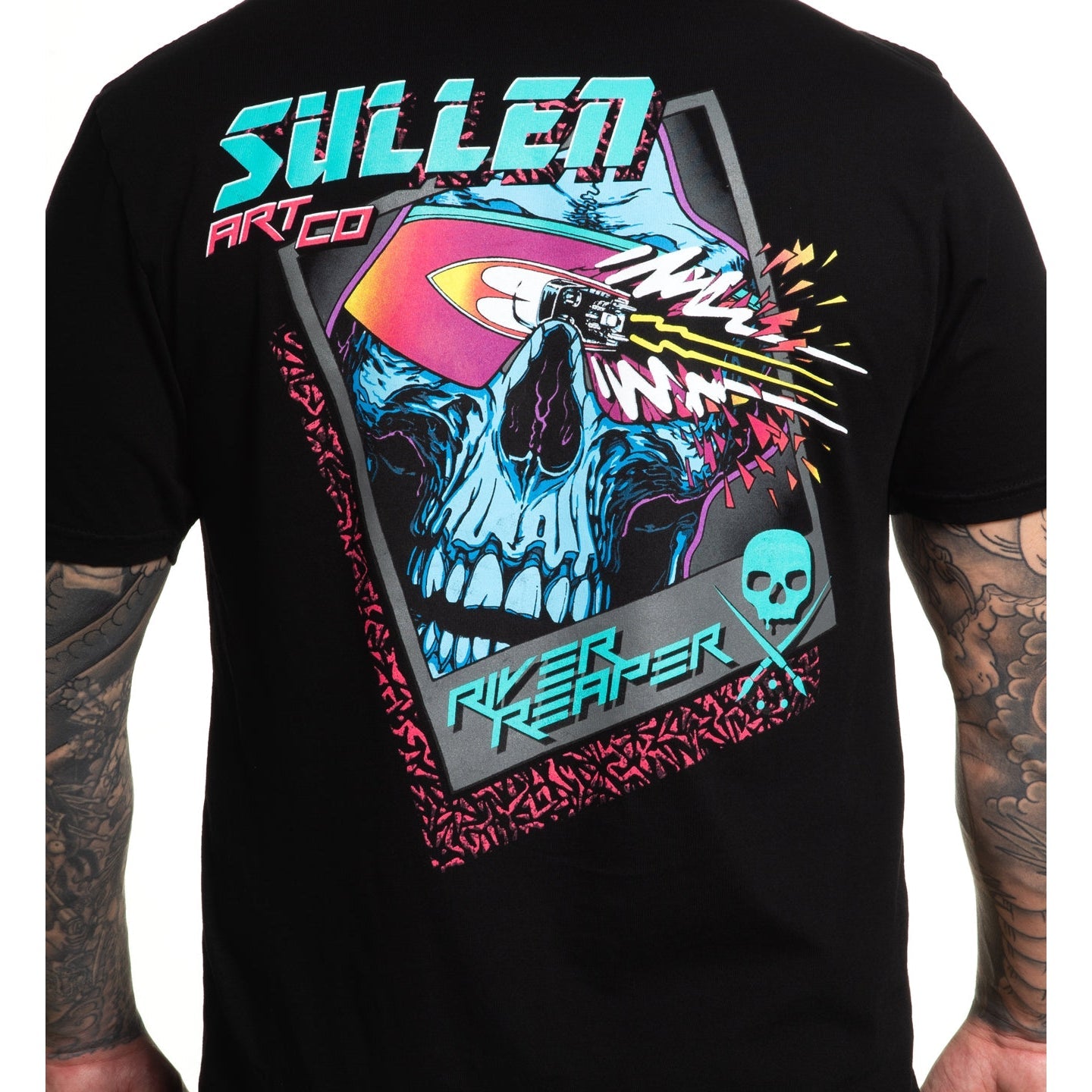 SULLEN CLOTHING RIVER BLASTER BLACK PREMIUM T-SHIRT