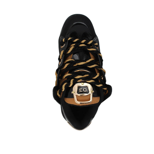 OSIRIS SHOES D3 2001 25 YEARS BLACK GOLD TRAINERS
