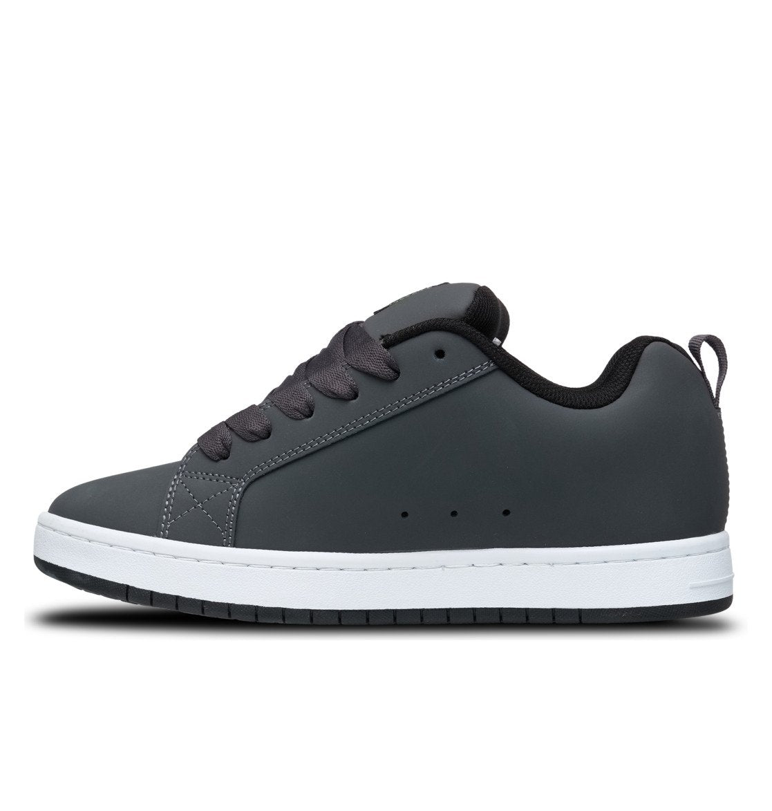 DC SHOES COURT GRAFFIK GREY BLACK GREEN TRAINERS