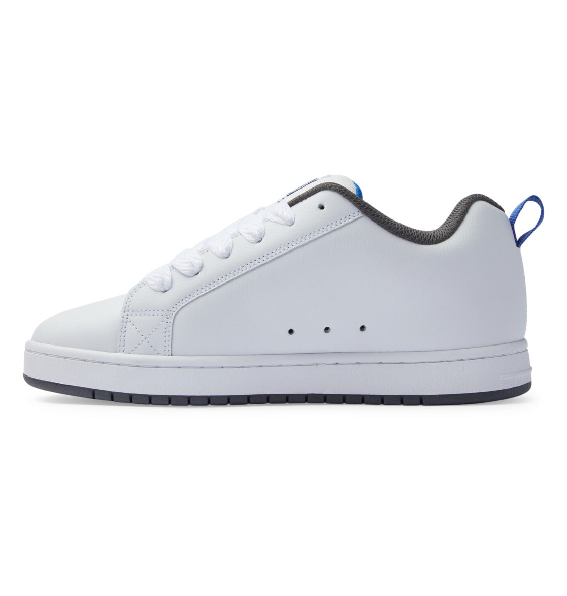 DC SHOES COURT GRAFFIK WHITE BLUE GREY TRAINERS
