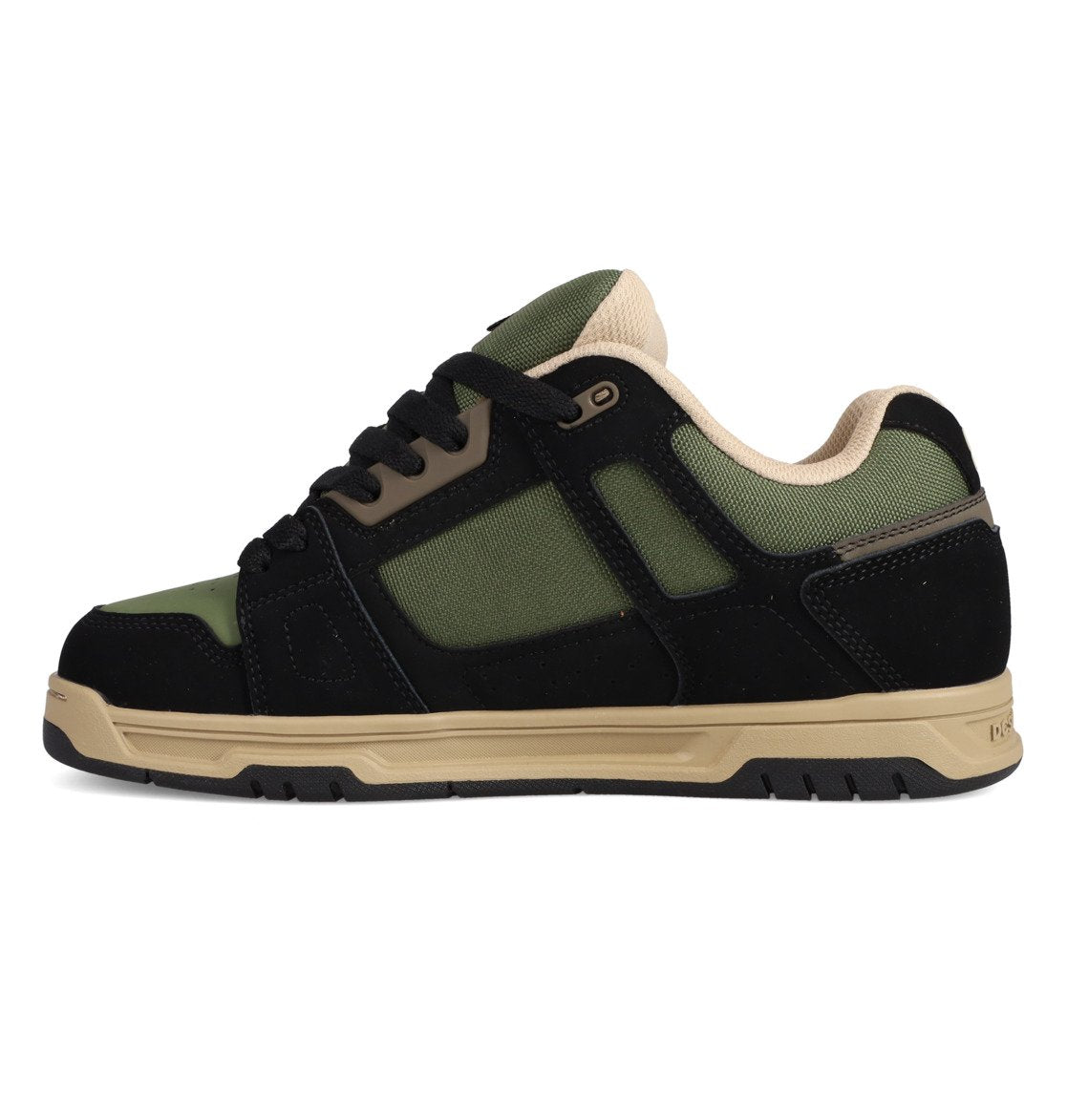 DC SHOES STAG BLACK OLIVE TRAINERS