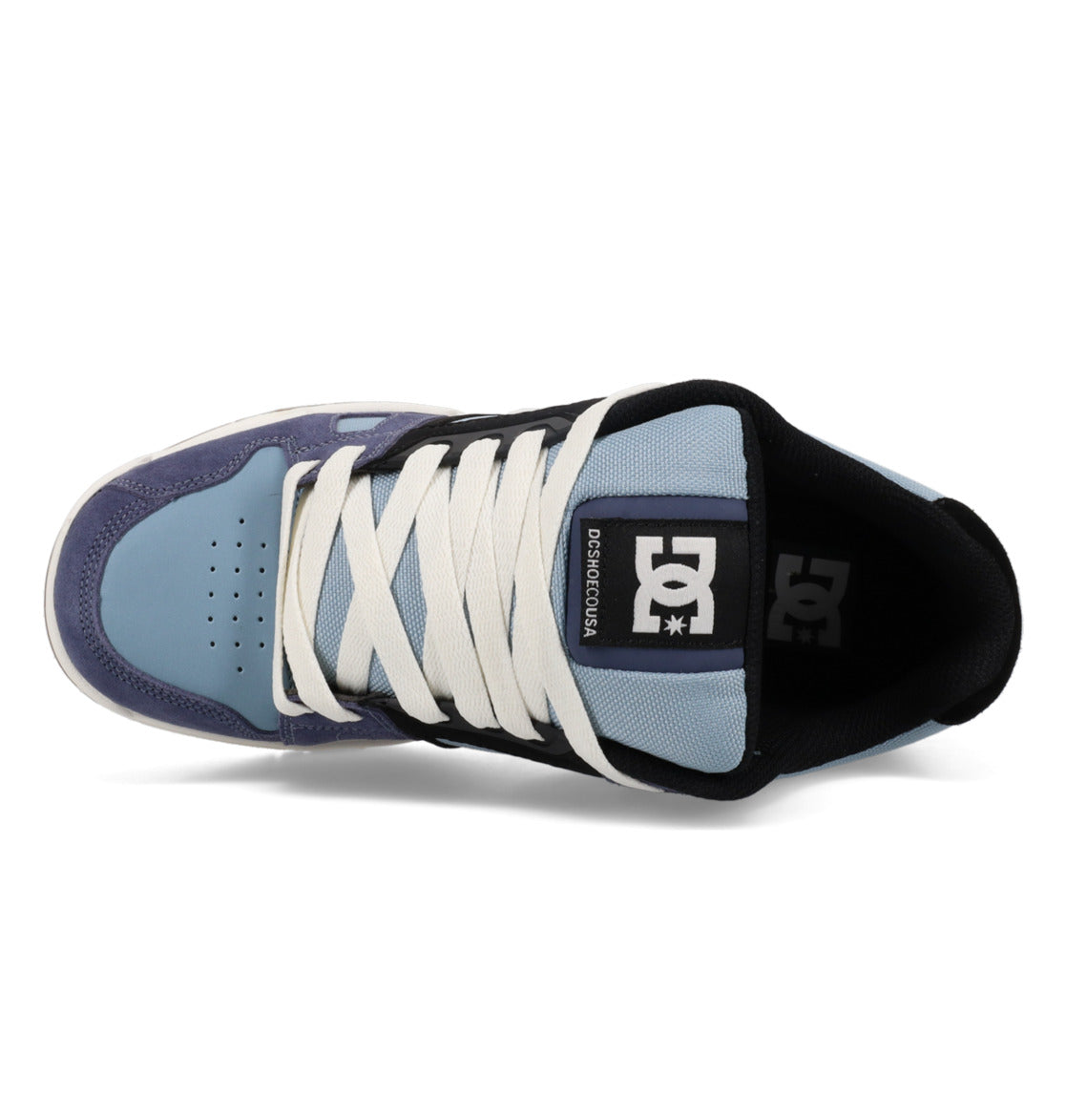 DC SHOES STAG NAVY BLUE WHITE TRAINERS