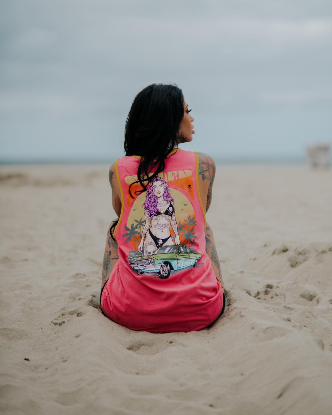 SULLEN CLOTHING VIOLET SUNS TANK VEST