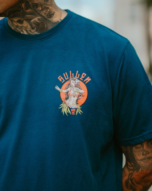 SULLEN CLOTHING MERMAID STARGAZER BLUE PREMIUM T-SHIRT