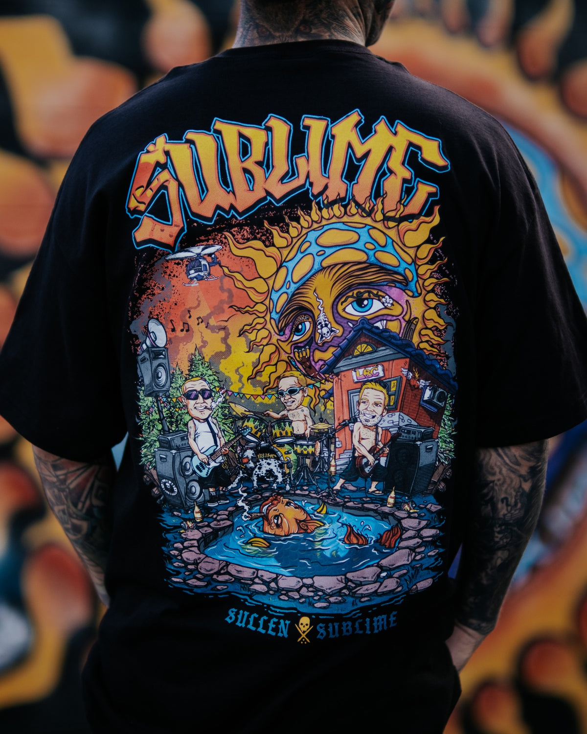 SULLEN CLOTHING SUBLIME BACKYARD PARTY STANDARD T-SHIRT