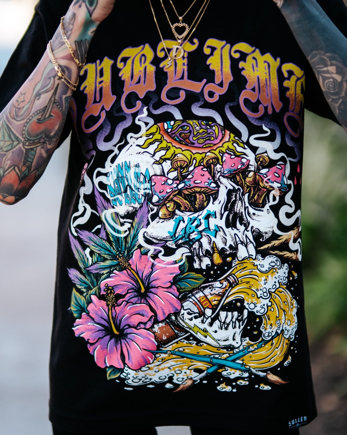 SULLEN CLOTHING SUBLIME SKULL STANDARD T-SHIRT