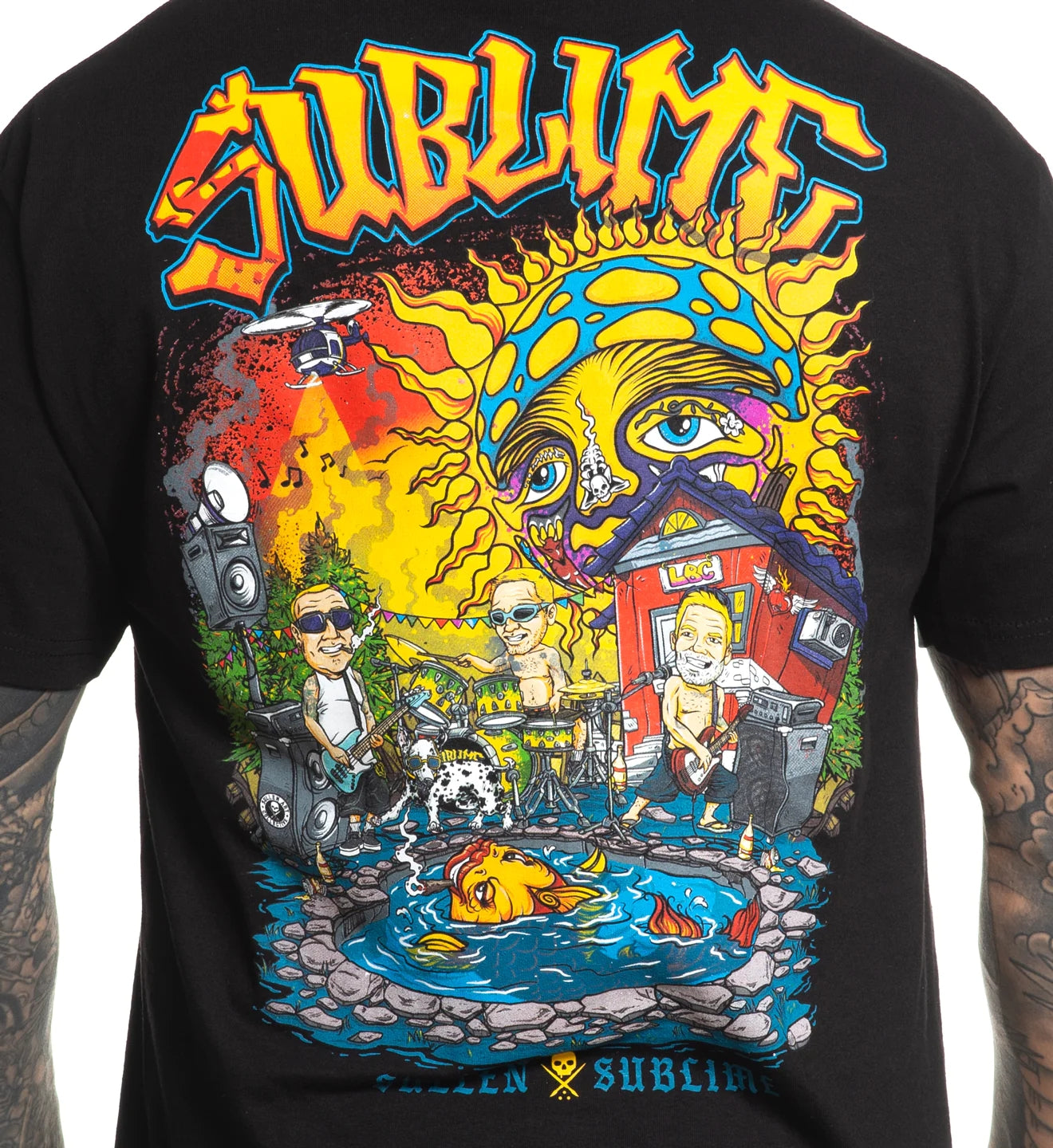 SULLEN CLOTHING SUBLIME BACKYARD PARTY STANDARD T-SHIRT