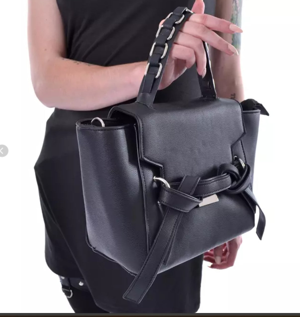 VIXXSIN LARA BLACK HAND BAG