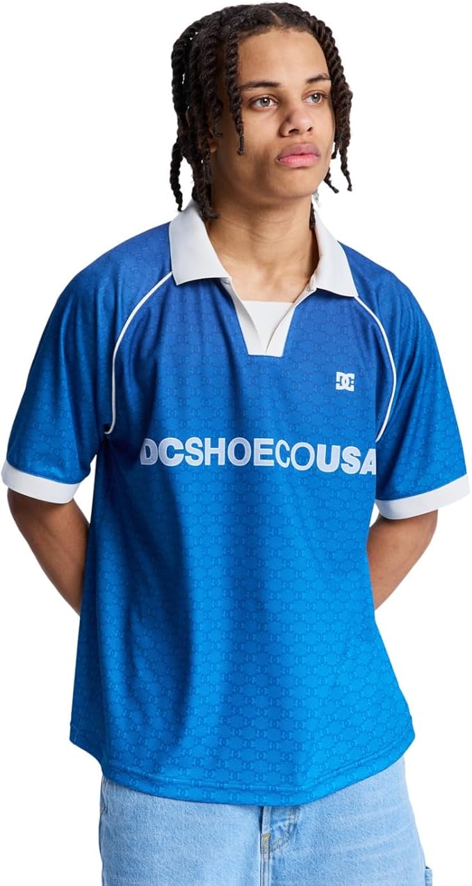 DC SHOES SOCCER TOP ESTATE BLUE