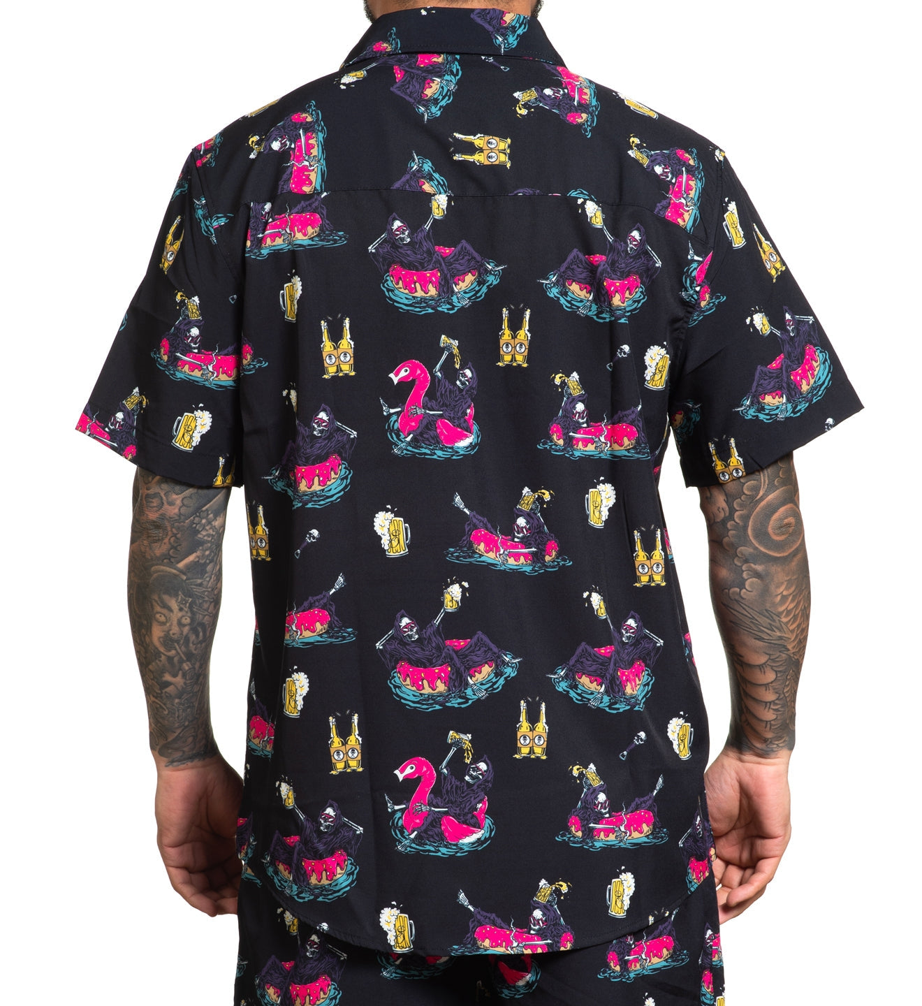 SULLEN CLOTHING POOL PARTY WOVEN SHIRT (L)