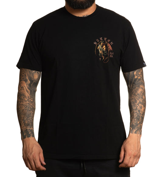 SULLEN CLOTHING DEVILS BREW JET BLACK PREMIUM T-SHIRT