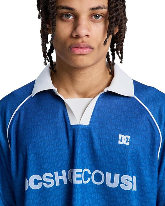 DC SHOES SOCCER TOP ESTATE BLUE