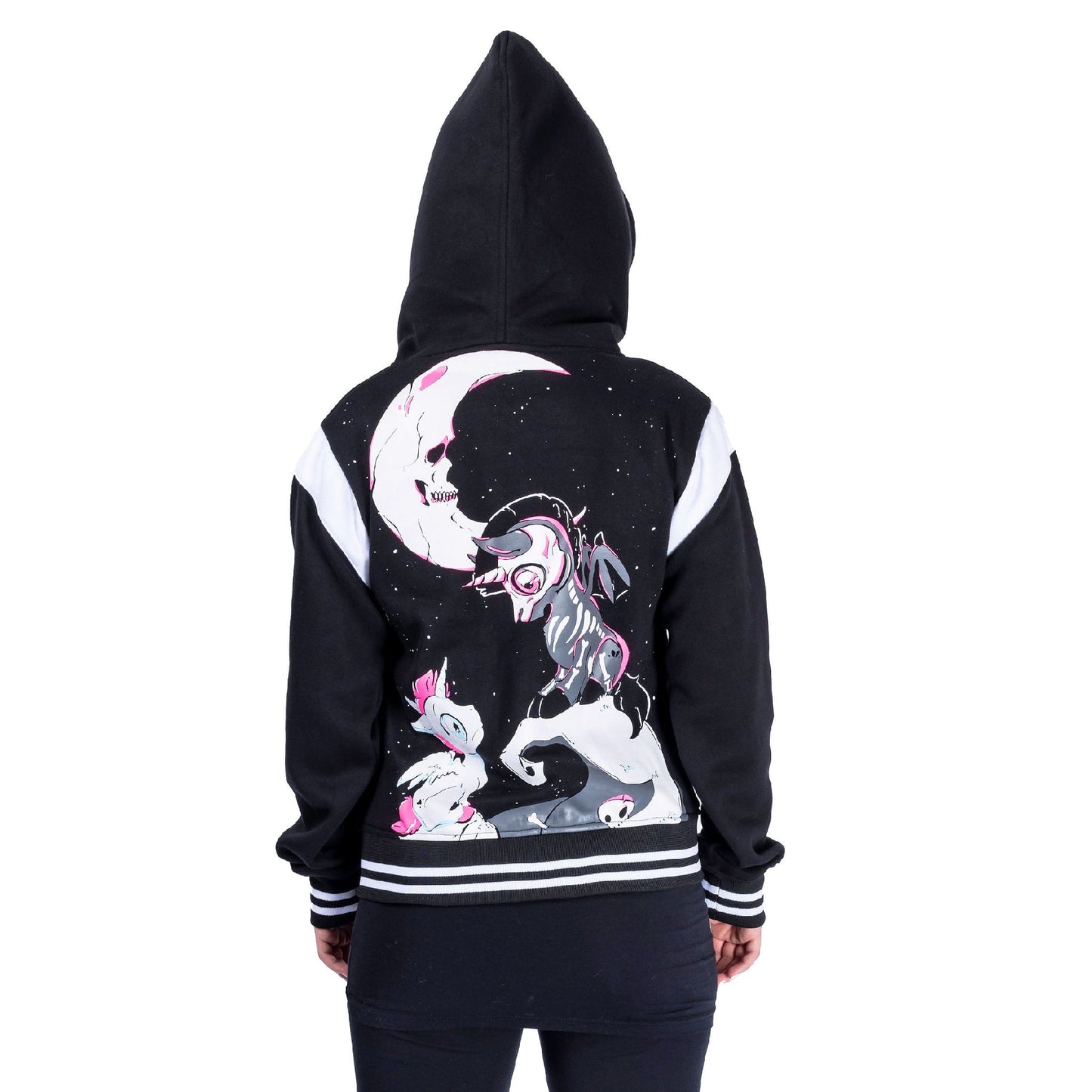 POIZEN CUPCAKE CULT UNDER THE MOON VARSITY JACKET