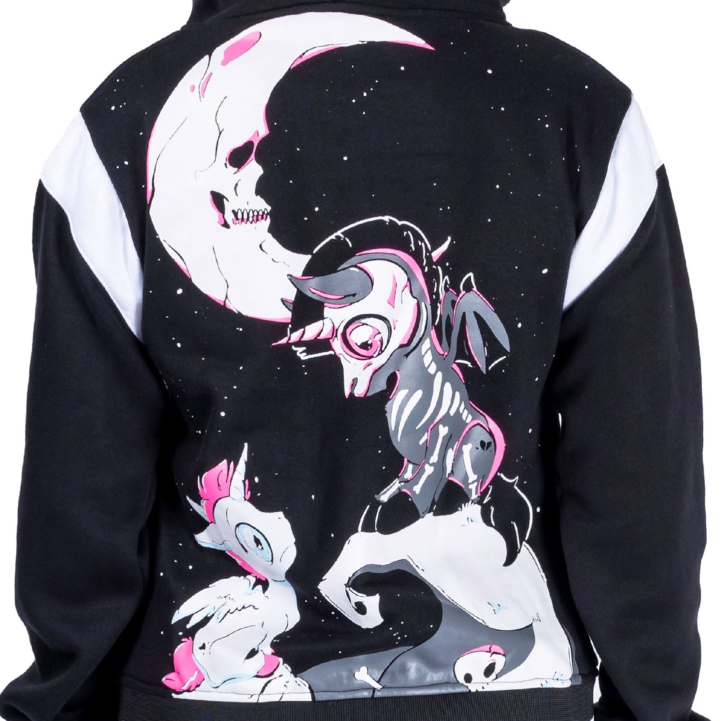 POIZEN CUPCAKE CULT UNDER THE MOON VARSITY JACKET