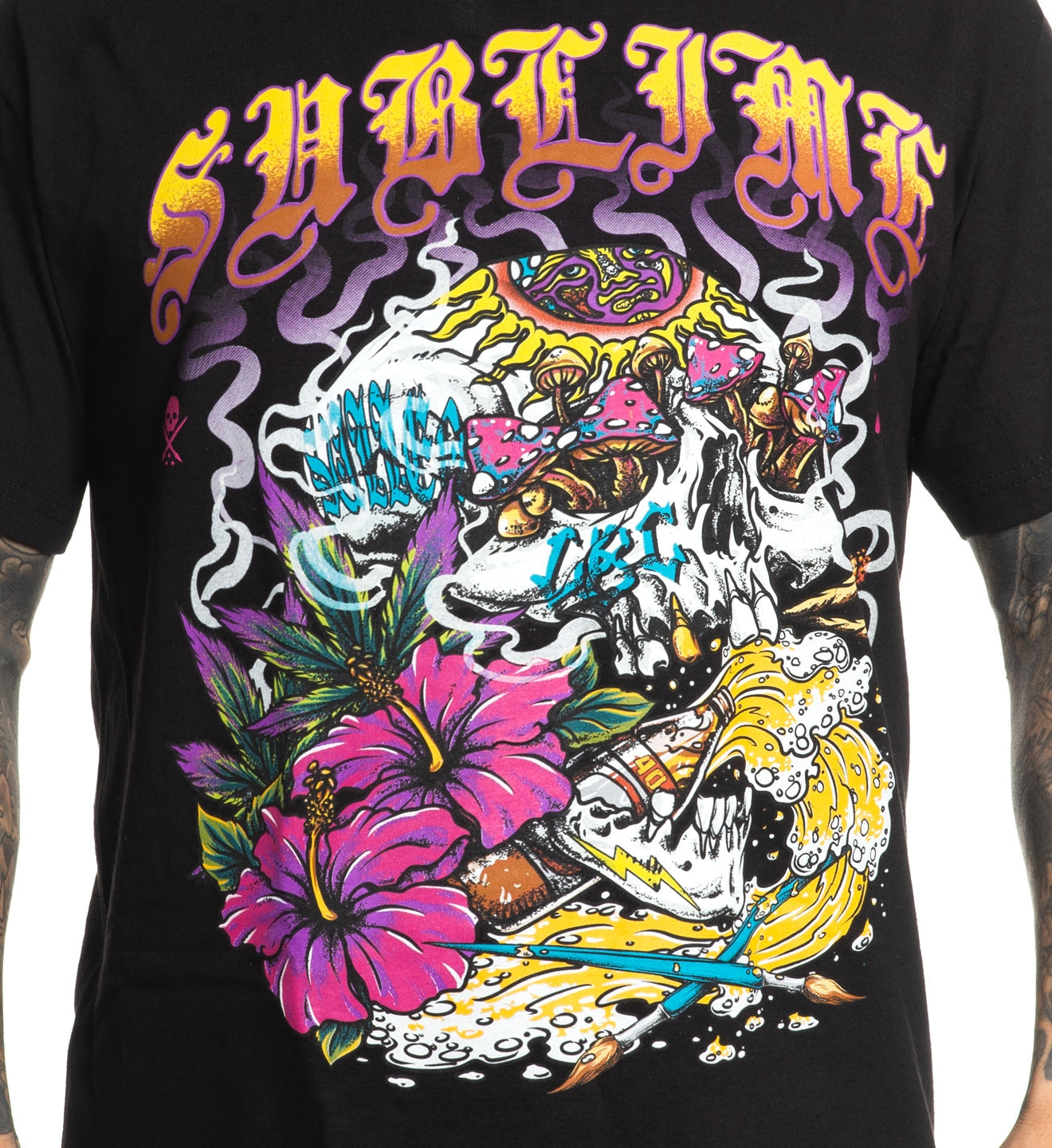 SULLEN CLOTHING SUBLIME SKULL STANDARD T-SHIRT
