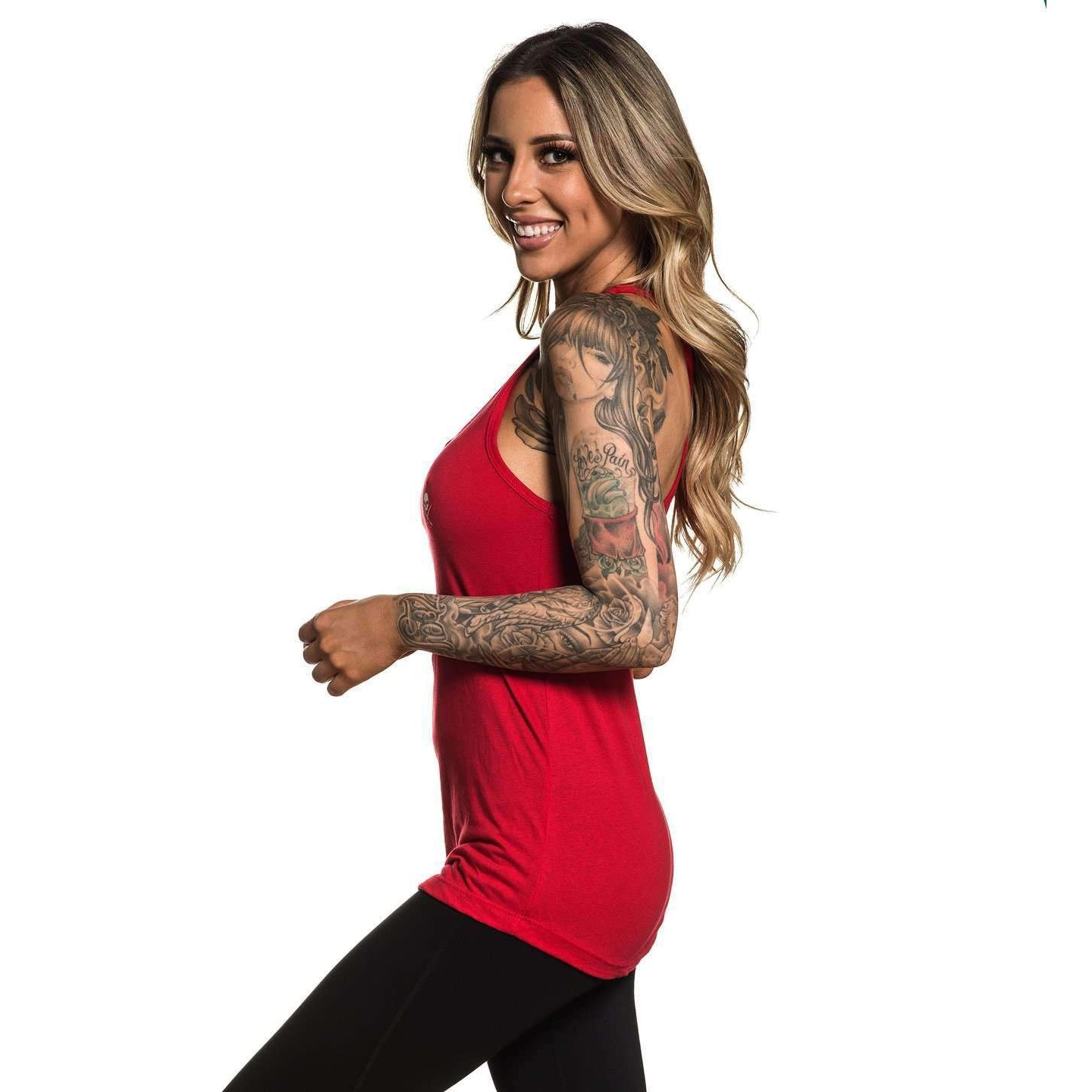 SULLEN ANGELS STANDARD ISSUE RED TANK VEST