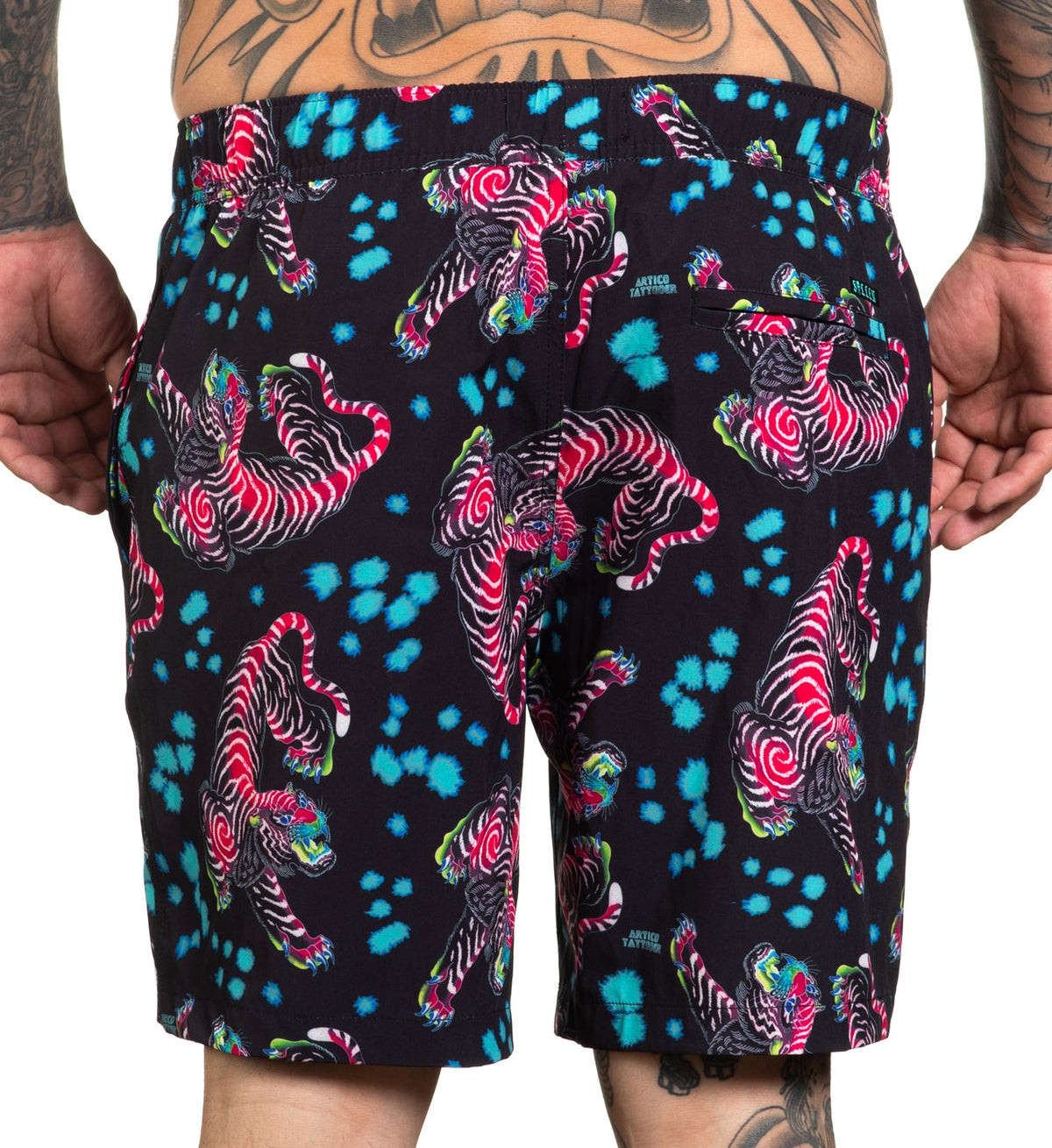 SULLEN CLOTHING ARTICO TIGER BOARDSHORTS