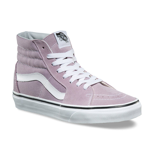 VANS SK8 HI SEA FOG TRUE WHITE UNISEX TRAINERS
