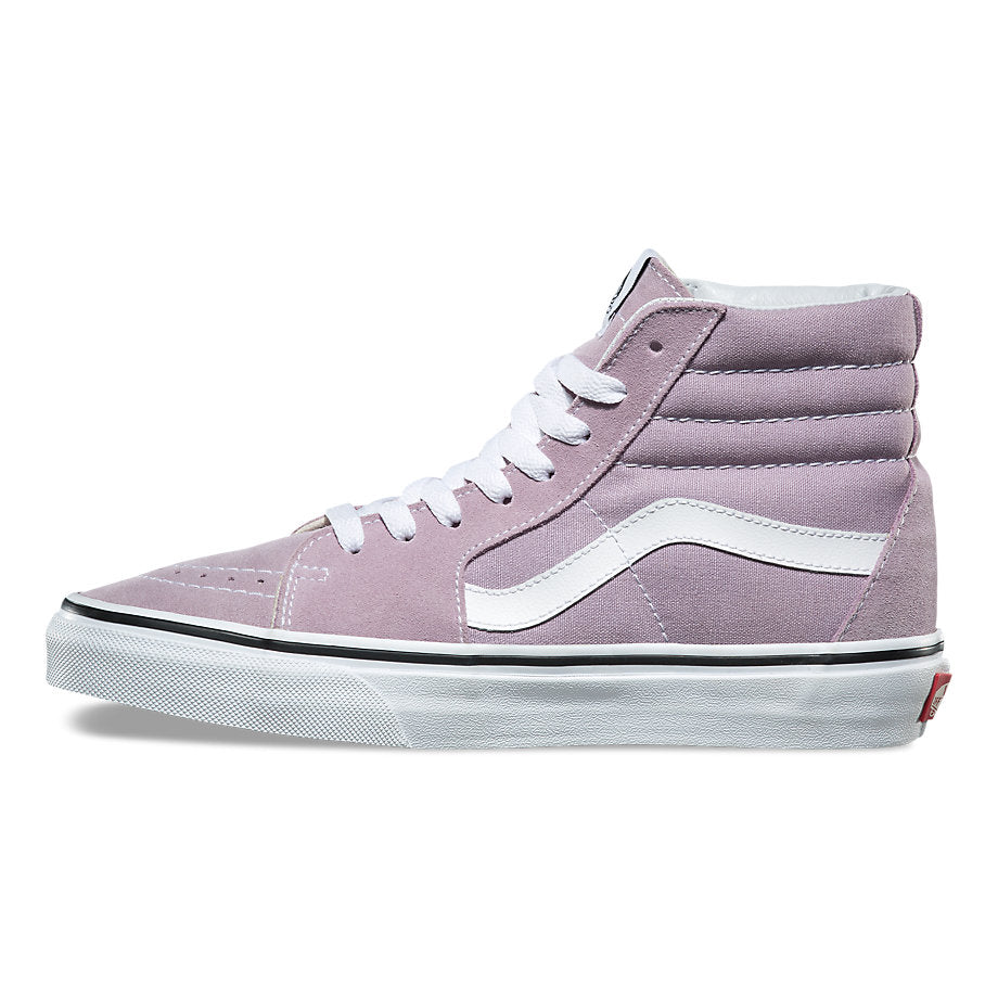 VANS SK8 HI SEA FOG TRUE WHITE UNISEX TRAINERS