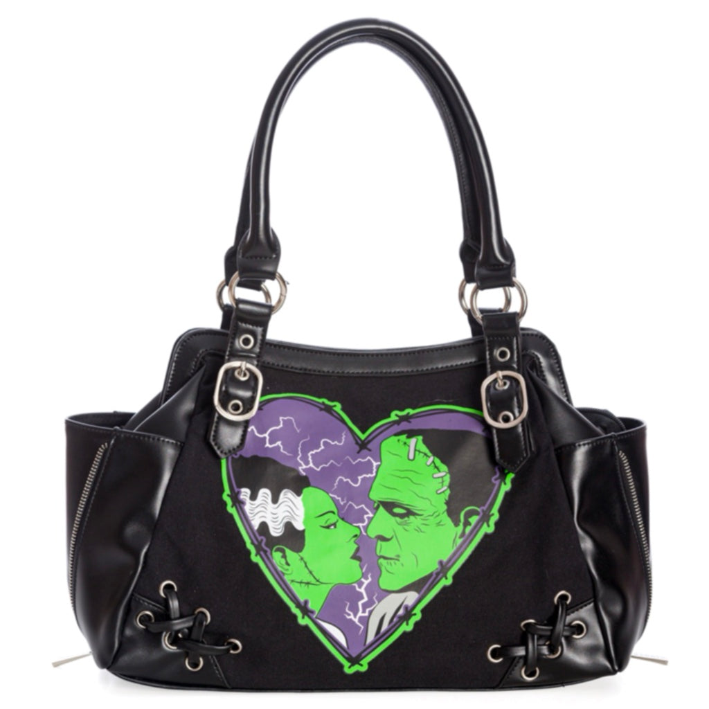 BANNED ALTERNATIVE BLACK MADE FOR EACH OTHER HANDBAG (BG34256)
