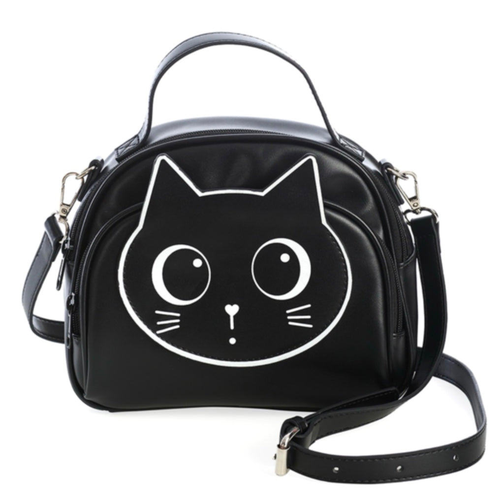 BANNED BLACK HARU CAT SHOULDER BAG (BG34403)