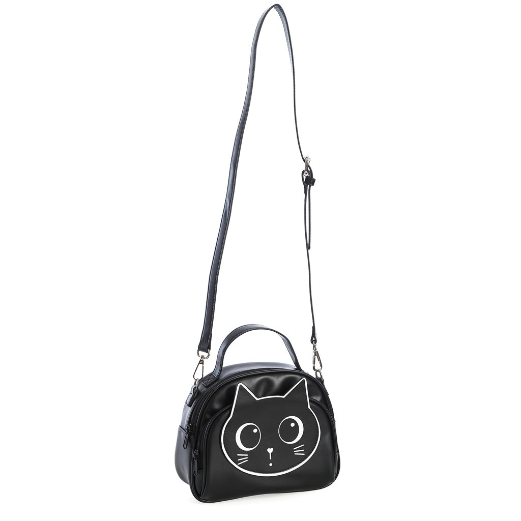 BANNED BLACK HARU CAT SHOULDER BAG (BG34403)