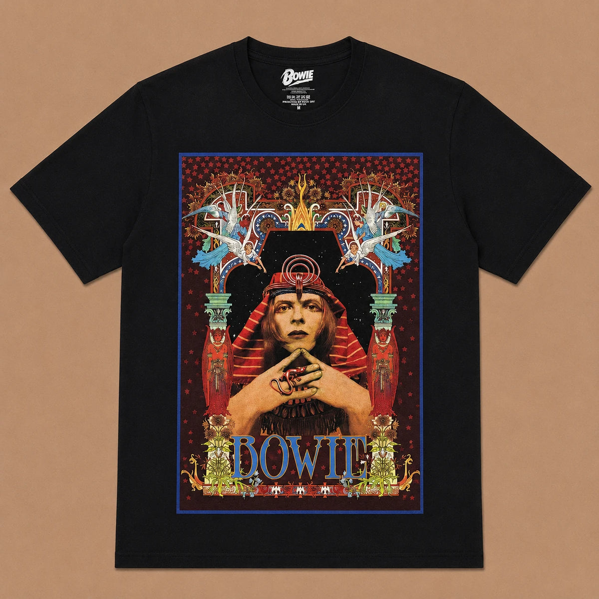 David Bowie Unisex T-Shirt: Egyptian (Black)