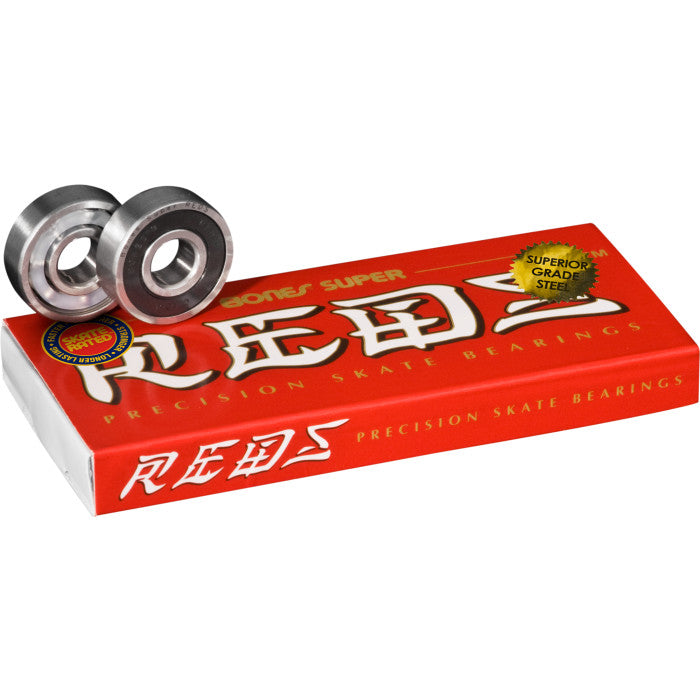Bones Bearings Super REDS (8 Pack)
