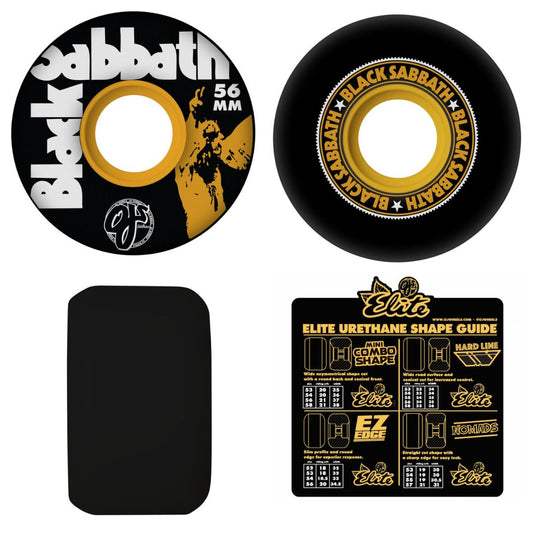 OJ Skateboard Wheels Black Sabbath Super Juice Volume 4 Soft 78a Black 56mm