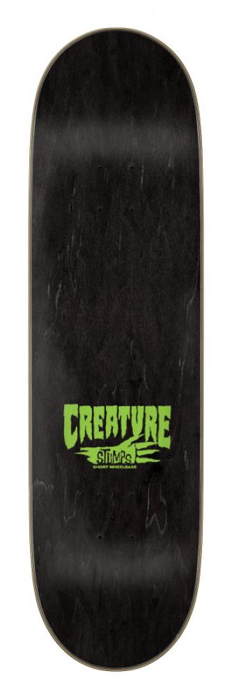 CREATURE DECK LOGO OUTLINE STUMPS BLACK 8.6