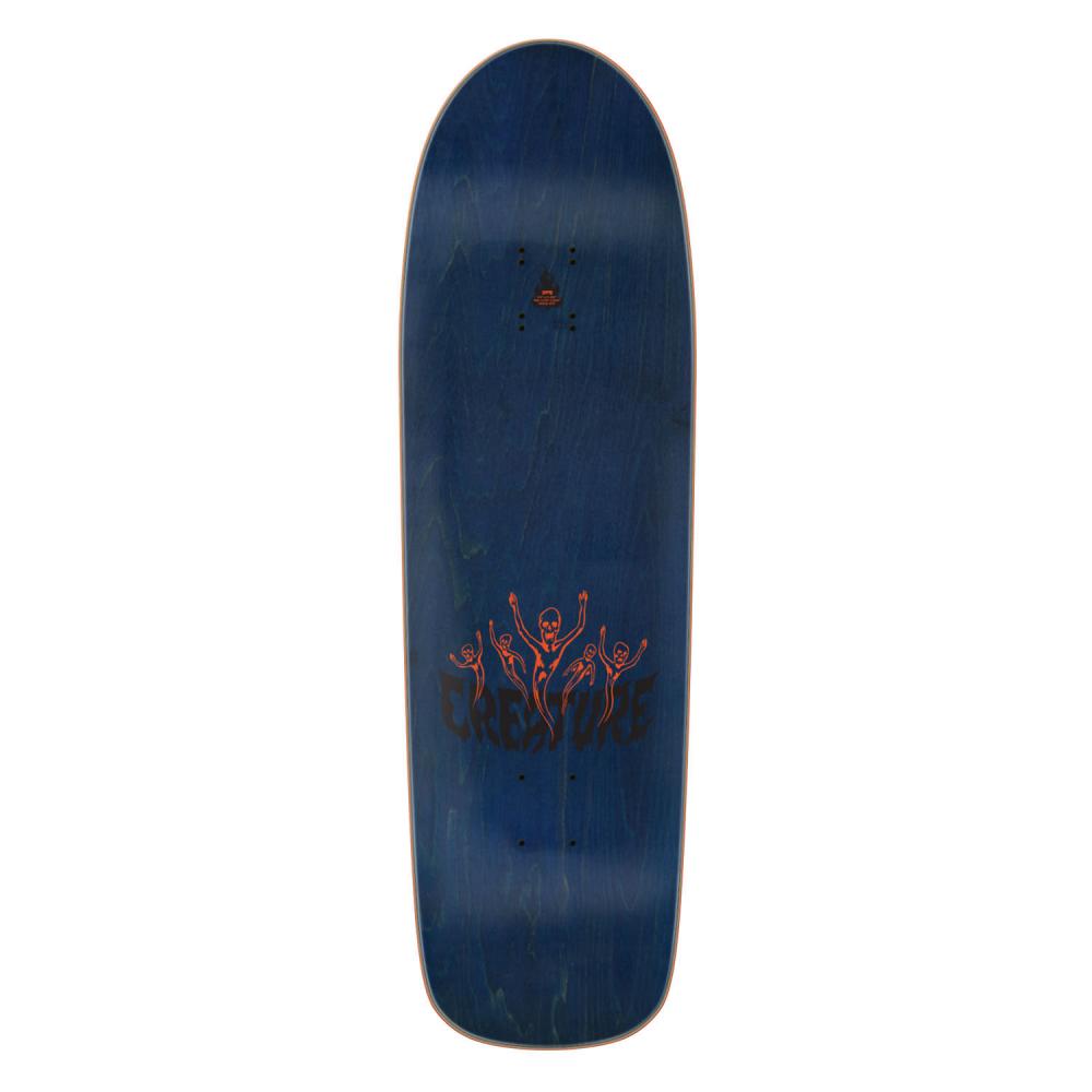 CREATURE SHAPED DECK HELL BLUE BLACK 9.3