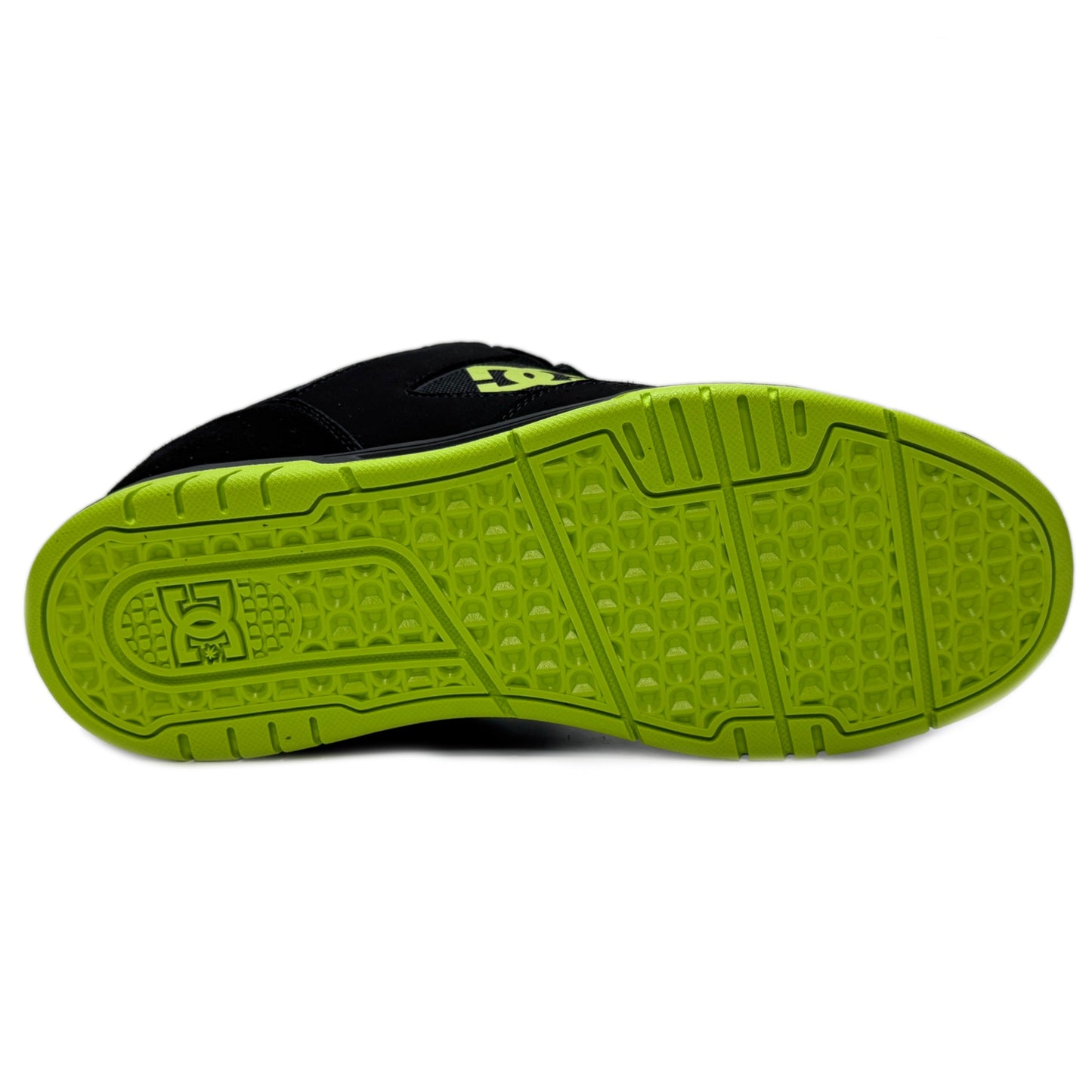 DC SHOES COILER BLACK LIME TRAINERS