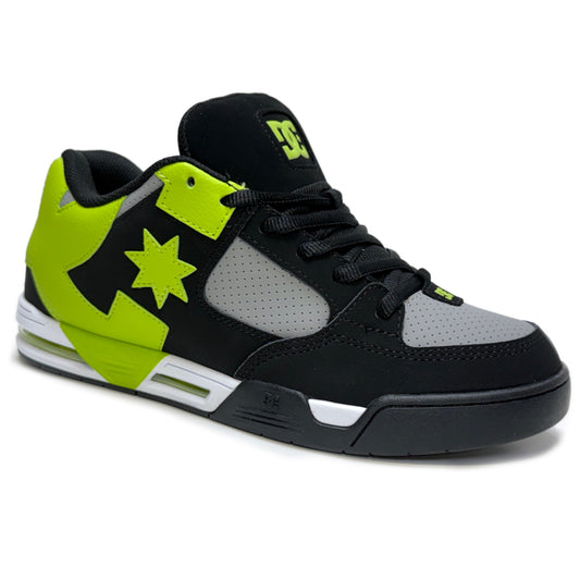 DC SHOES COMMAND BLACK GREY GREEN TRAINERS