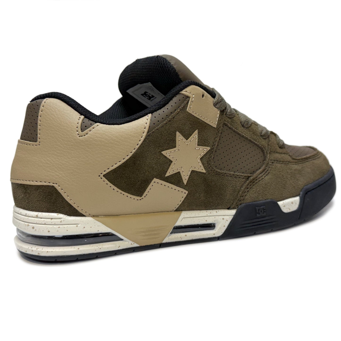 DC SHOES COMMAND OLIVE BLACK TAN TRAINERS
