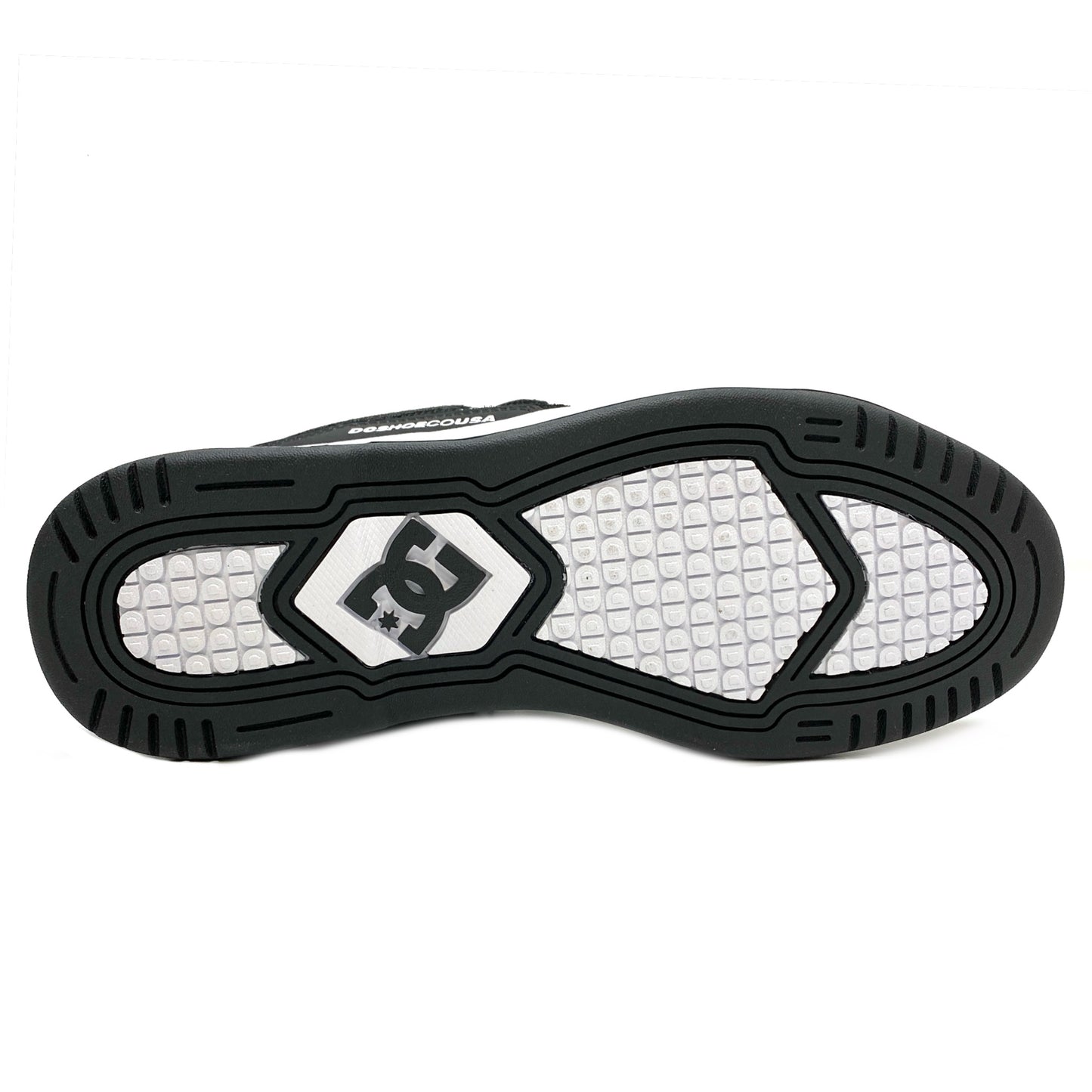 DC SHOES CONSTRUCT BLACK HOT CORAL TRAINERS