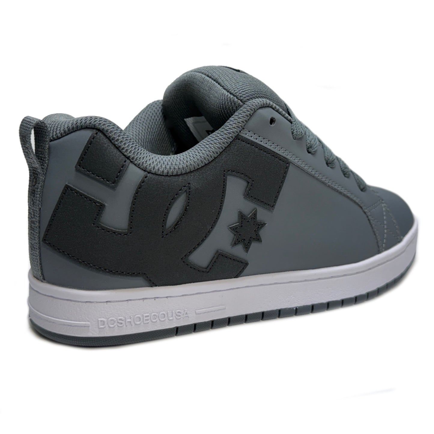 DC SHOES COURT GRAFFIK DK GREY BLACK WHITE TRAINERS