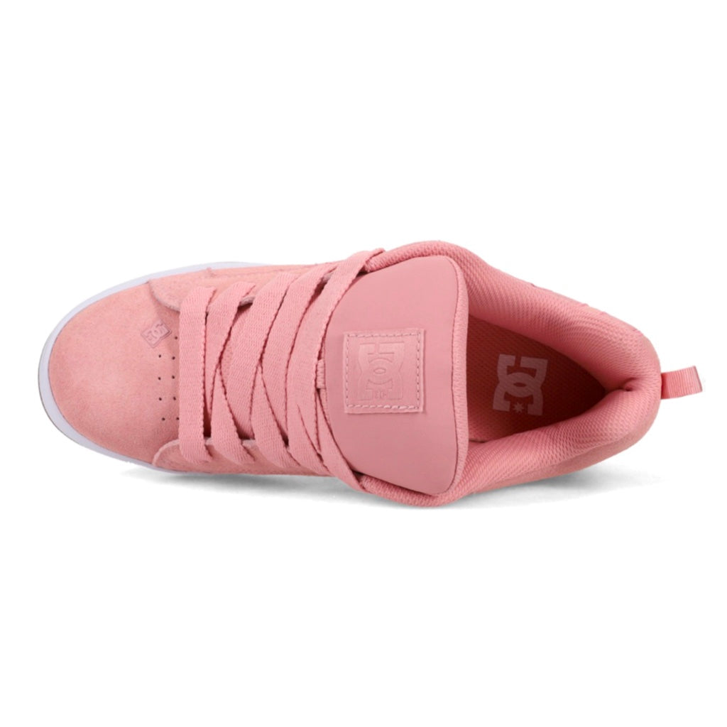 DC SHOES COURT GRAFFIK SD PINK WHITE LADIES TRAINERS