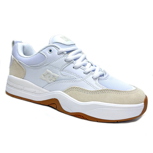 DC SHOES DC ASCEND WHITE WHITE GUM TRAINERS