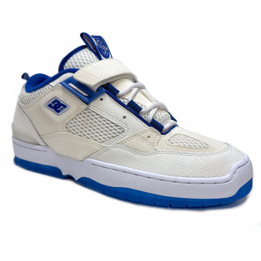 DC SHOES JS 1 WHITE BLUE TRAINERS