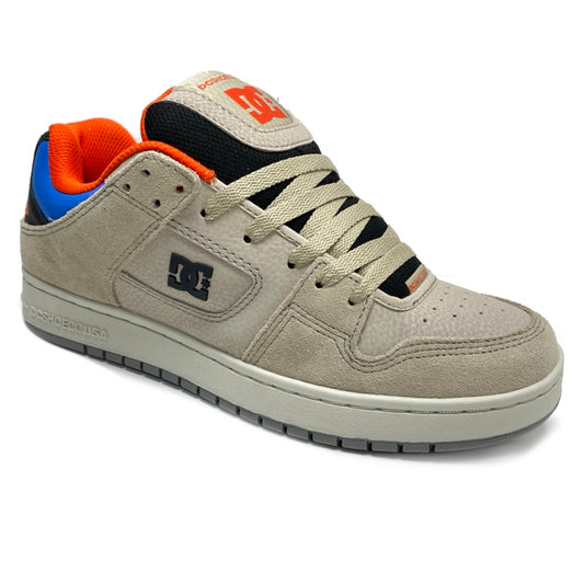 DC SHOES MANTECA SE LIGHT CAMEL TRAINERS (UK 9)