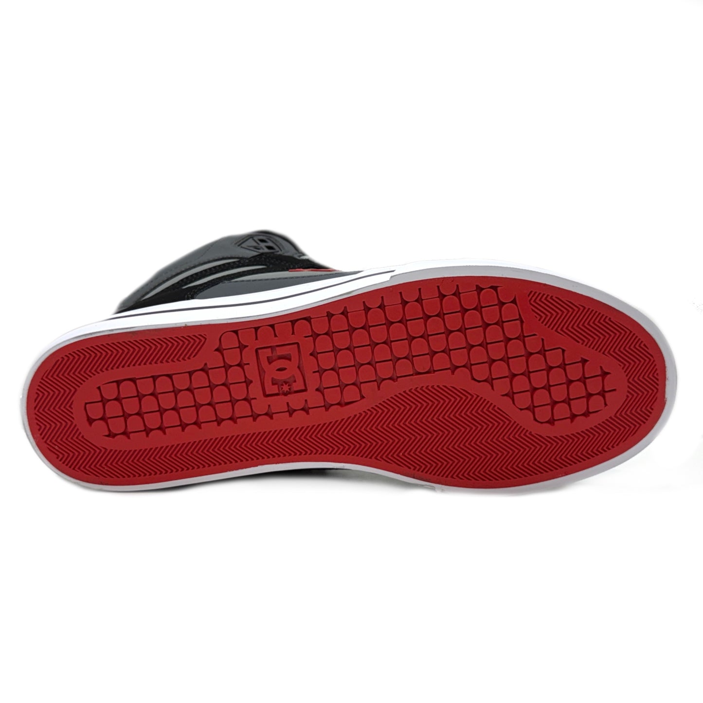 DC SHOES PURE HIGH TOP WC GREY BLACK RED TRAINERS
