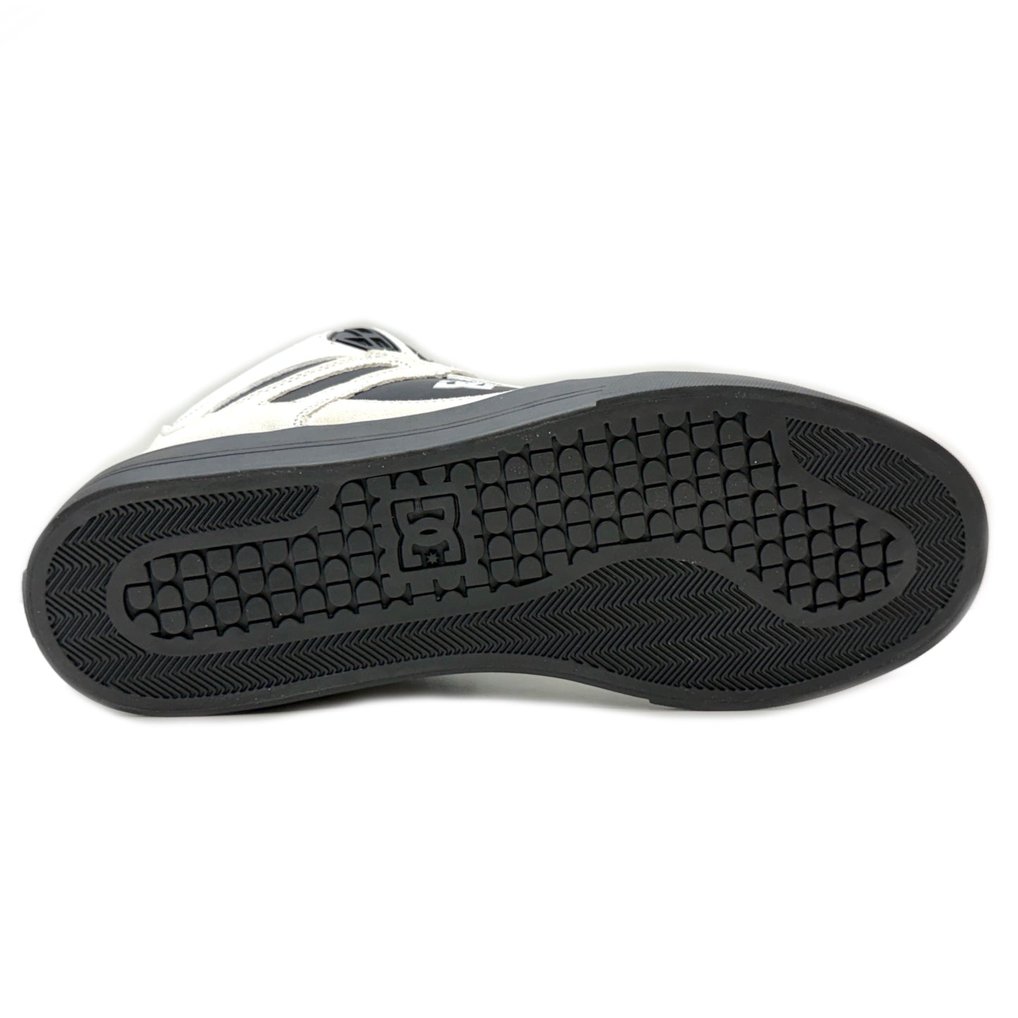 DC SHOES PURE HIGH TOP WC WHITE WHITE BLACK TRAINERS
