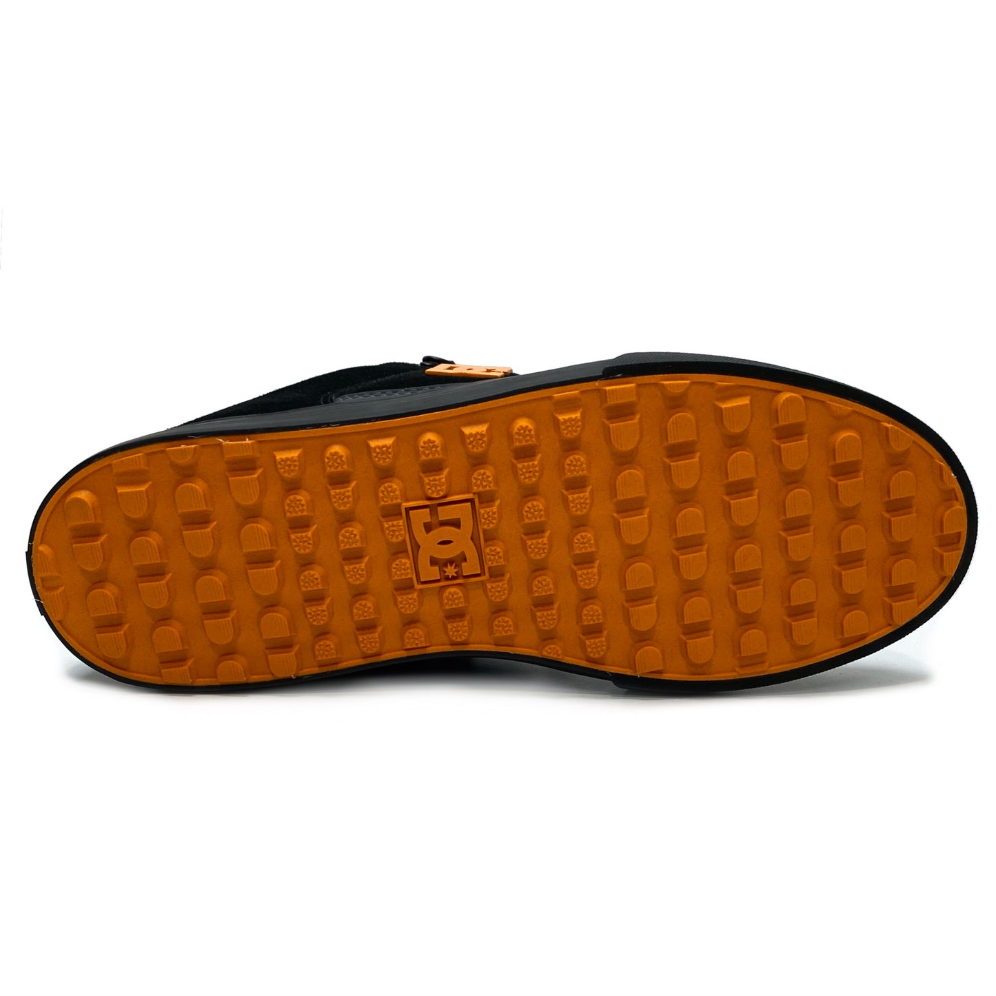 DC SHOES PURE WNT GREY BLACK ORANGE WINTERISED TRAINERS (UK 9)