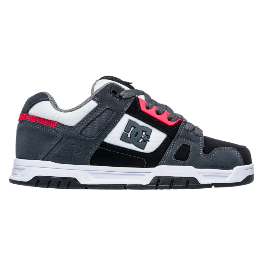 DC SHOES STAG BLACK GREY WHITE TRAINERS